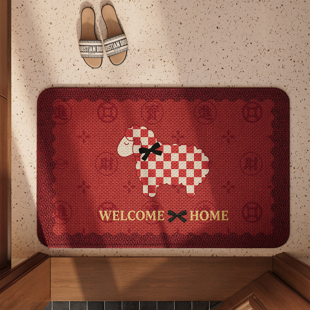 Playful Animal-Themed Bathroom Mat
