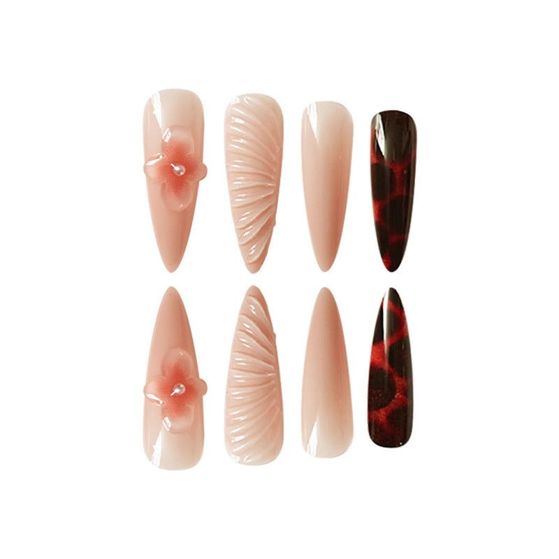 Premium Stiletto Press-On Nail Art Set Kalsten