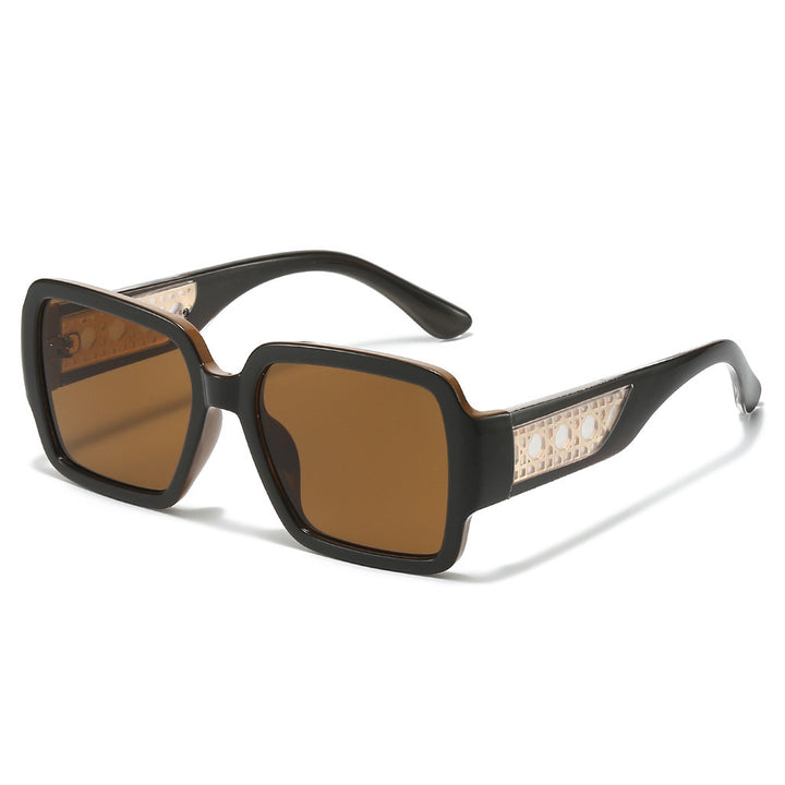 Wide-Brim Retro-Inspired Sunglasses Kalsten
