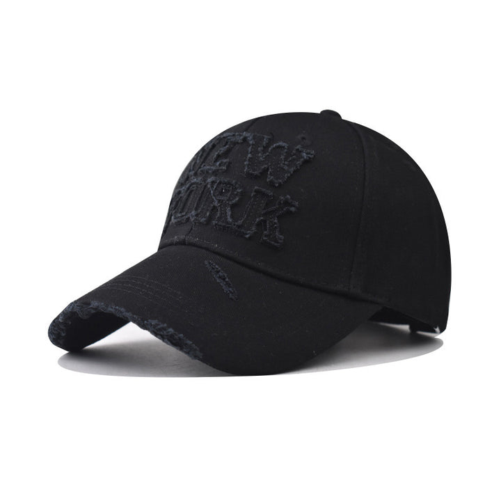 Women's Distressed Embroidered Baseball Cap Kalsten