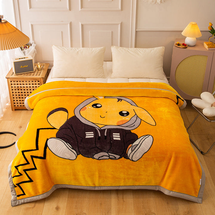 Cozy Cartoon Themed Blanket Kalsten