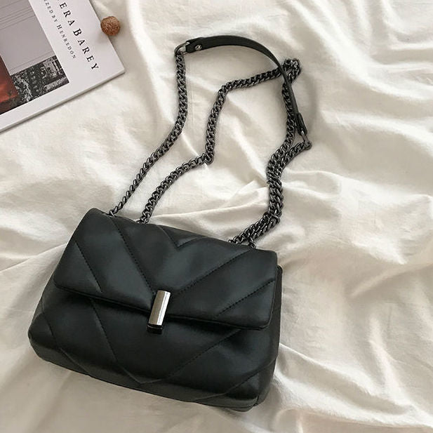 Quilted Leather Crossbody Bag Kalsten