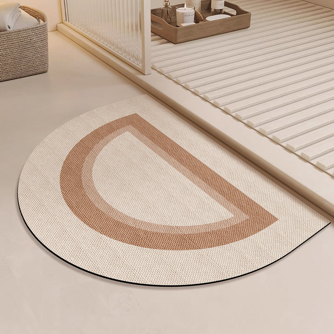 Round Bathroom Area Mat