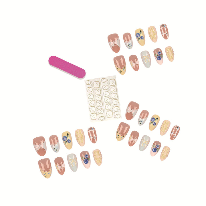 Artistic Press-On Nail Art Collection