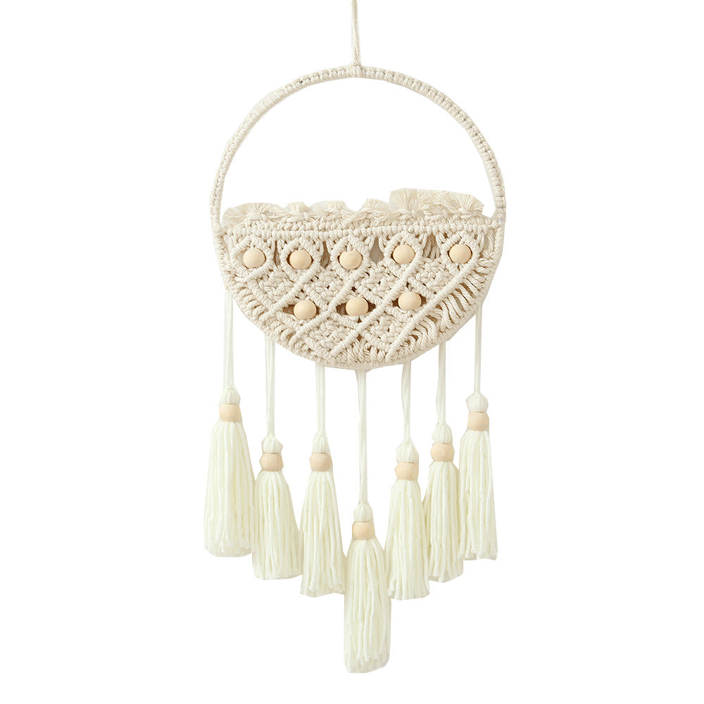 Macramé Wall Hanging Decor with Fringe Details Kalsten