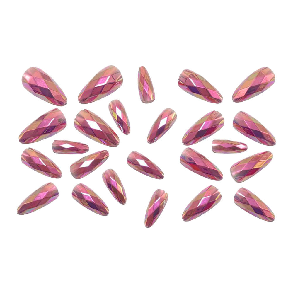 Artificial nails with radiant crystal design Kalsten