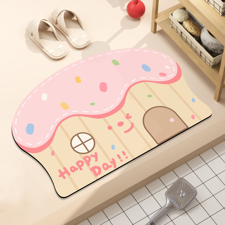Fun Hamburger-Themed Bath Mat Kalsten