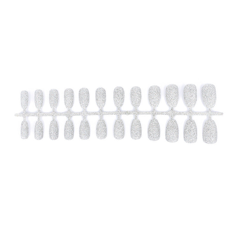 Glamorous artificial nails with sparkling glitter Kalsten