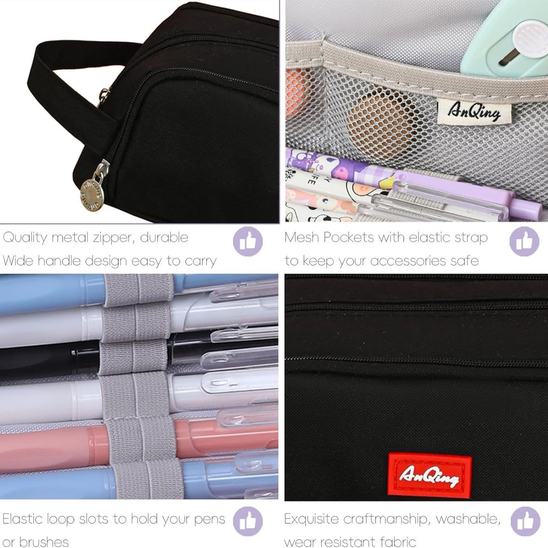 Stylish Multi-Compartment Pencil Case