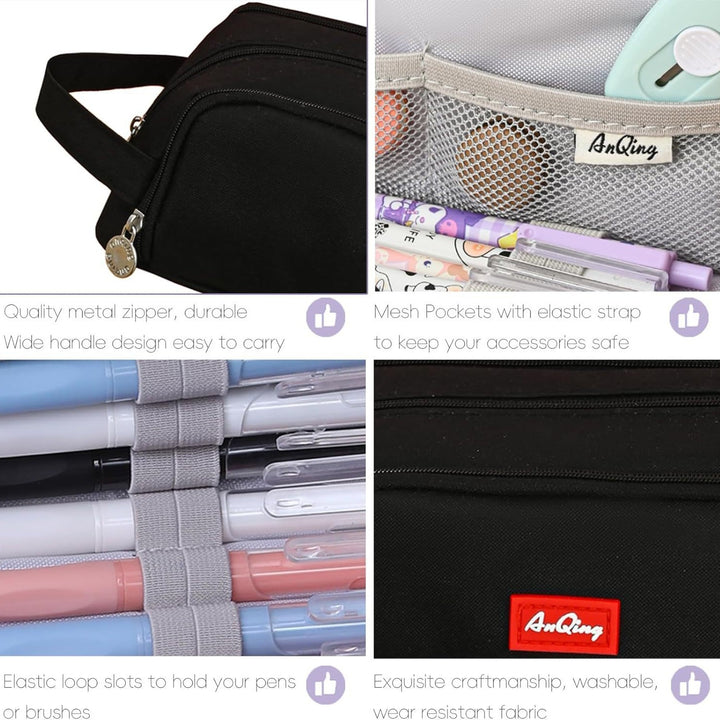 Stylish Multi-Compartment Pencil Case