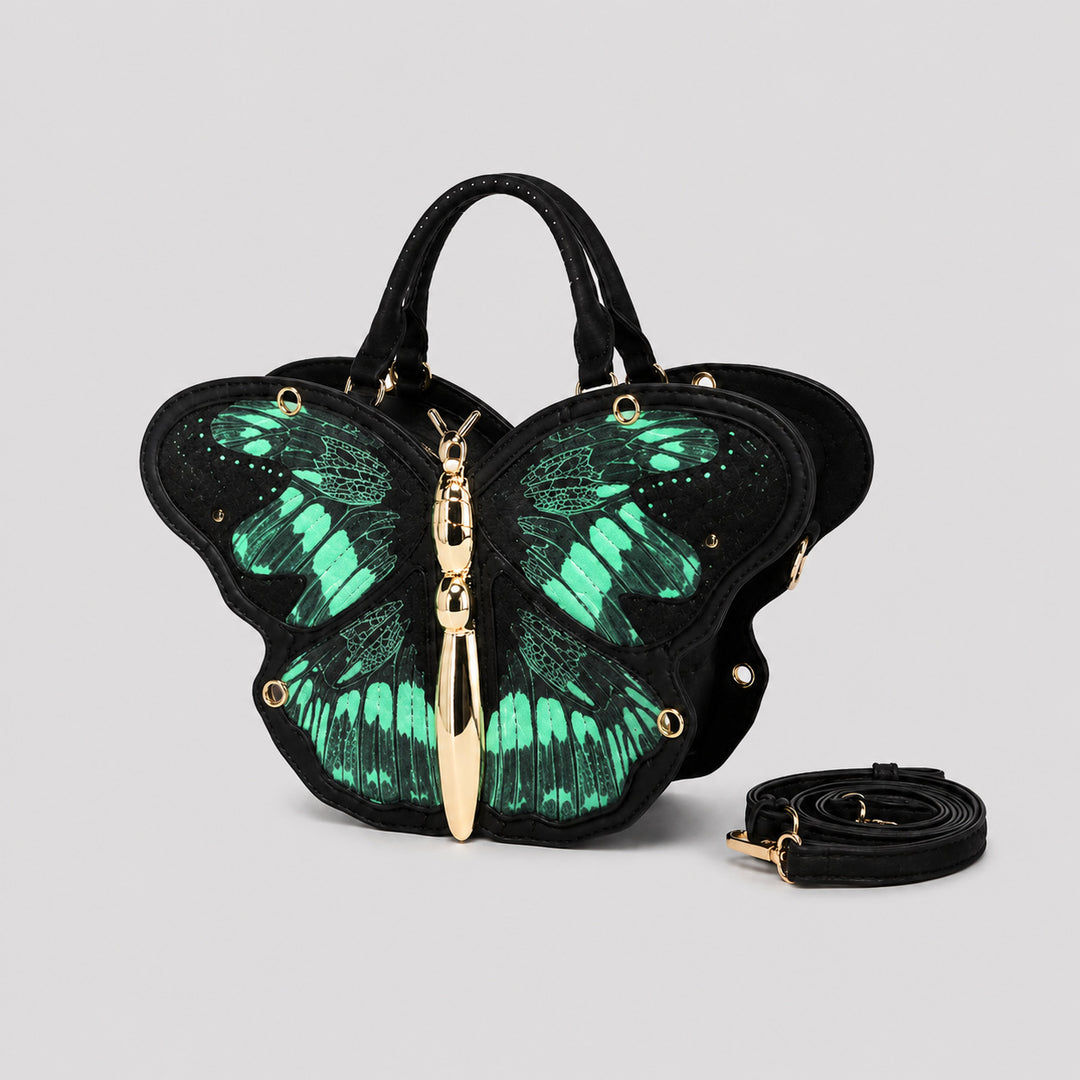 Artistic Butterfly-Shaped Handbag