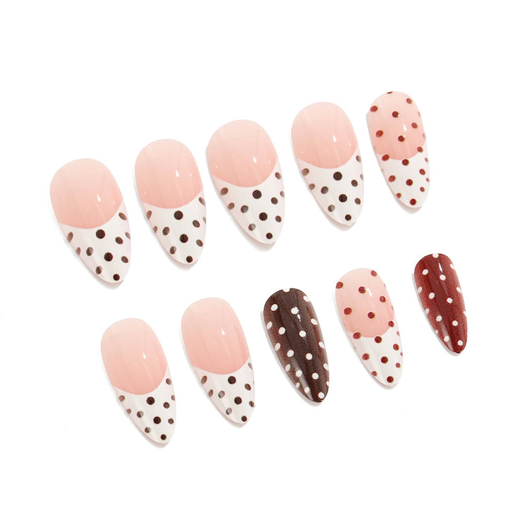 Creative Art Nails in Modern Polka Dot Design Kalsten