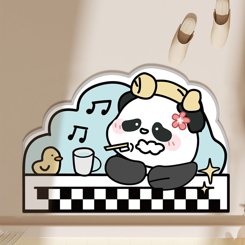 Playful Dog-Themed Mat