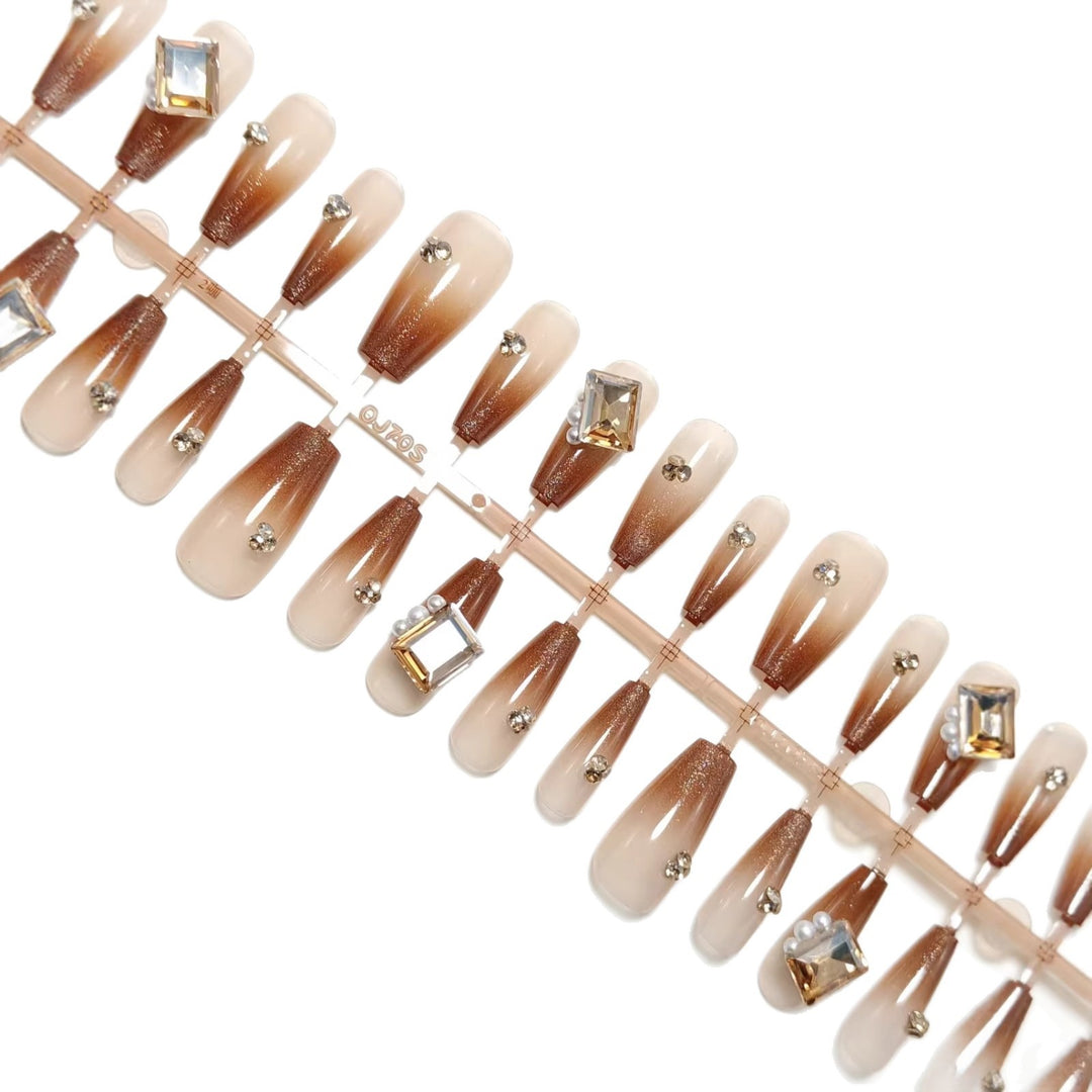 Glamorous Art Nails In The Elegant Ombre Design Kalsten