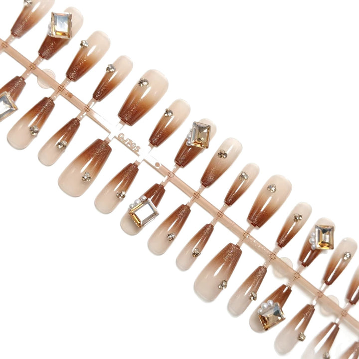 Glamorous Art Nails In The Elegant Ombre Design Kalsten