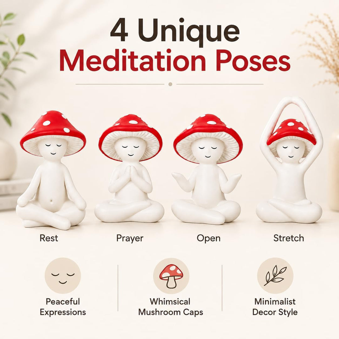 Playful Zen Garden Decor Figure Set Kalsten