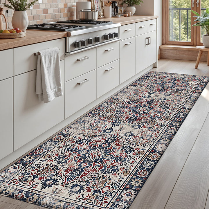 Vintage-Inspired Kitchen Runner