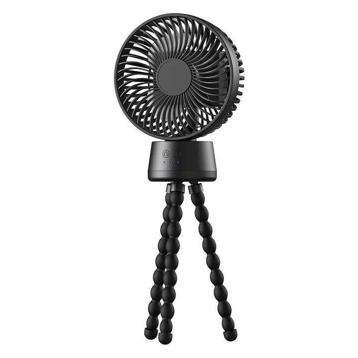 Unisex nan portable rechargeable desk fan with flexible tripod legs and quiet brushless motor Kalsten