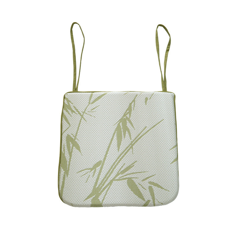 Padded seat cushion with ergonomic foam core and breathable mesh cover