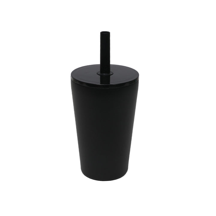 Unisex stylish to-go drinking cup with integrated straw Kalsten