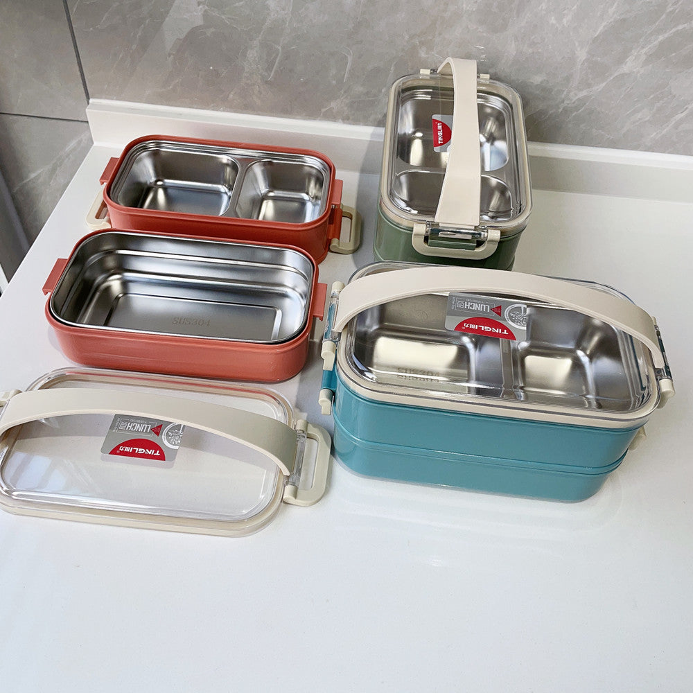Premium Stainless Steel Multi-Compartment Food Storage