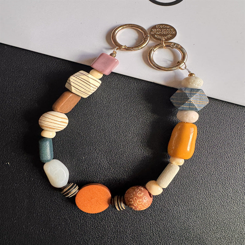 Decorative Beaded Chain Keychain Kalsten