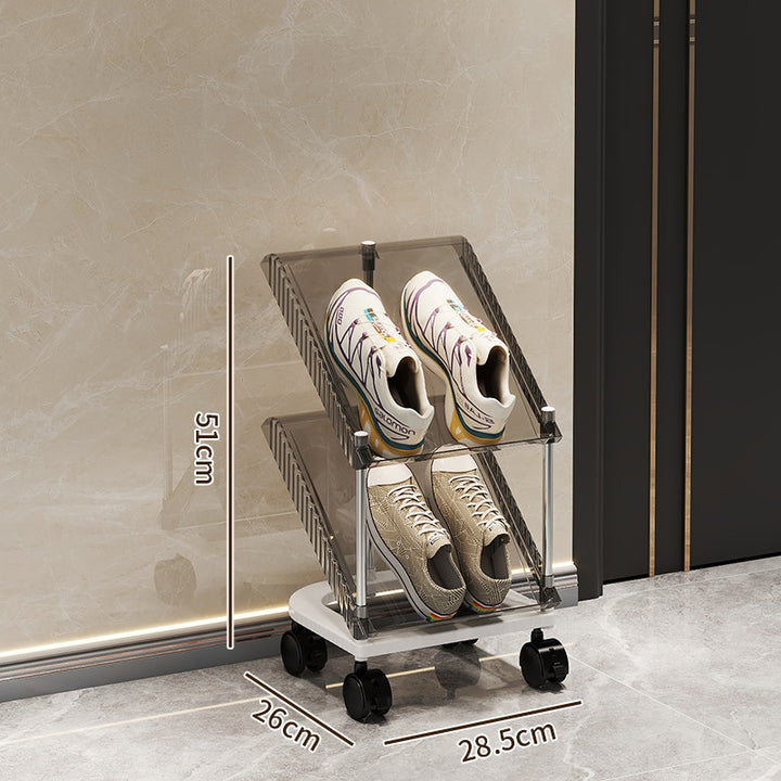 Shoe rack with transparent design Kalsten