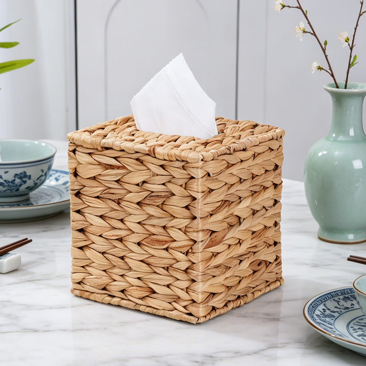 Natural Fiber Cube Storage Basket Kalsten