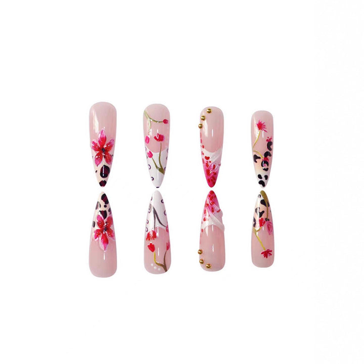 Floral Art Nail Enhancements Kalsten