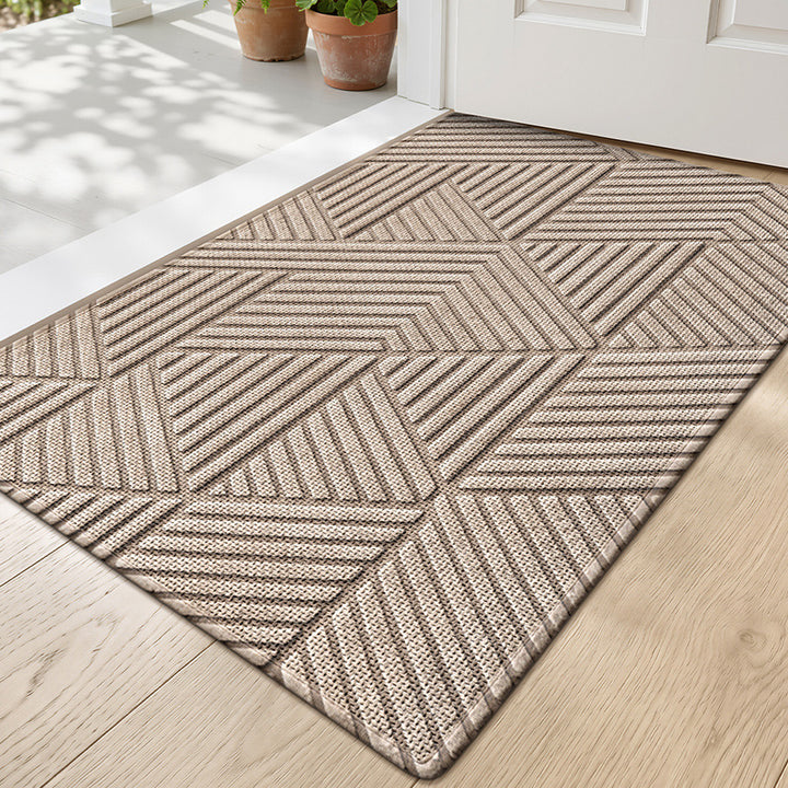 Geometric Patterned Indoor Mat