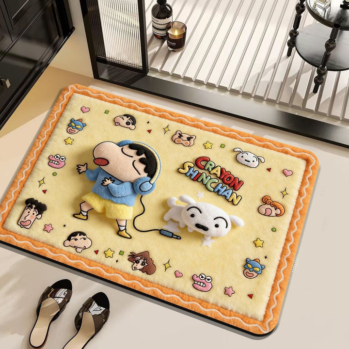 Cartoon-Themed Plush Area Mat Kalsten