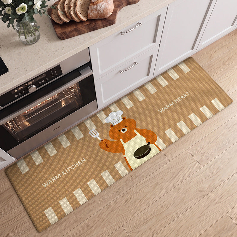 Anti-Fatigue Panda-Themed Kitchen Runner Mat Kalsten