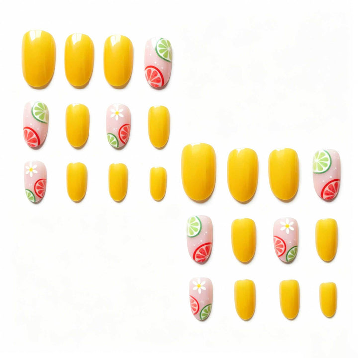 Creative Citrus-Inspired Nail Art Kit