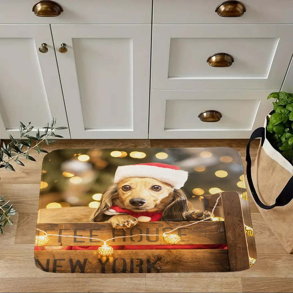 Cute Animal-Themed Kitchen Mat