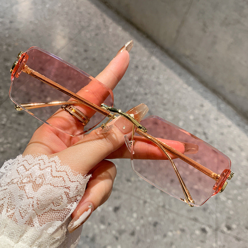 Ladies elegant square sunglasses with stylish tortoiseshell pattern and UV protection Kalsten