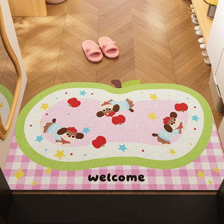 Decorative Cat Themed Entrance Mat for Home