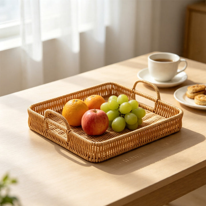 Handmade Woven Serving Tray Kalsten