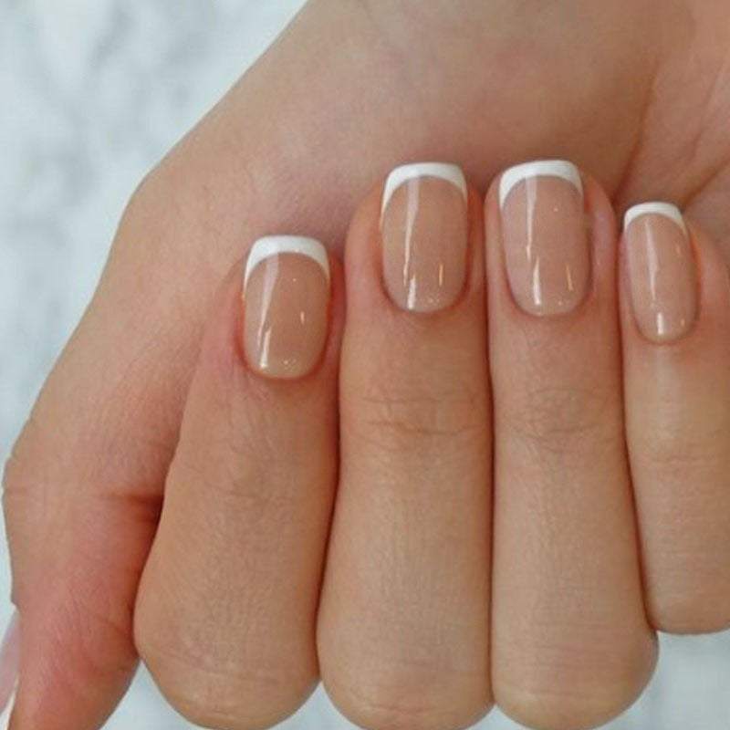 Elegant French Tip Press-On Nails Set Kalsten