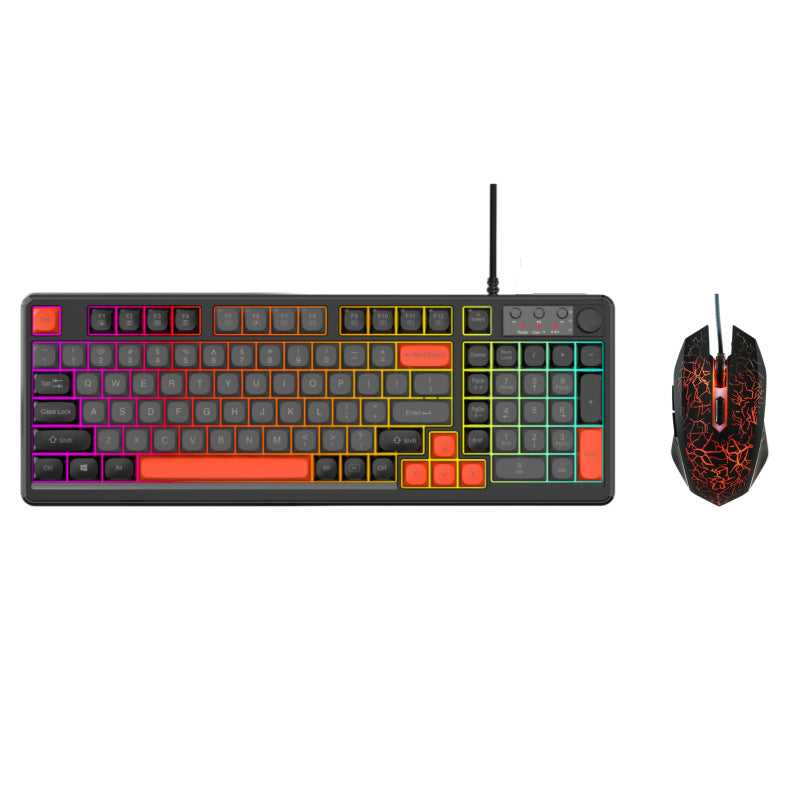 Wired RGB Gaming Keyboard and Precision Gaming Mouse Kalsten
