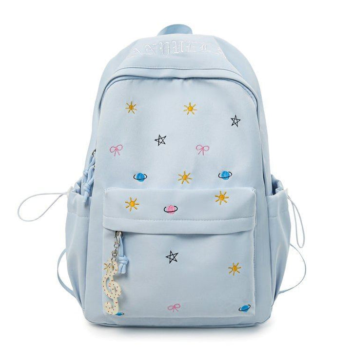 Trendy Embroidered Backpack