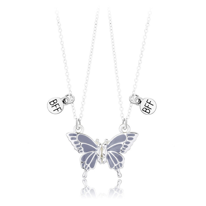 Butterfly Pendant Friendship Necklace Kalsten