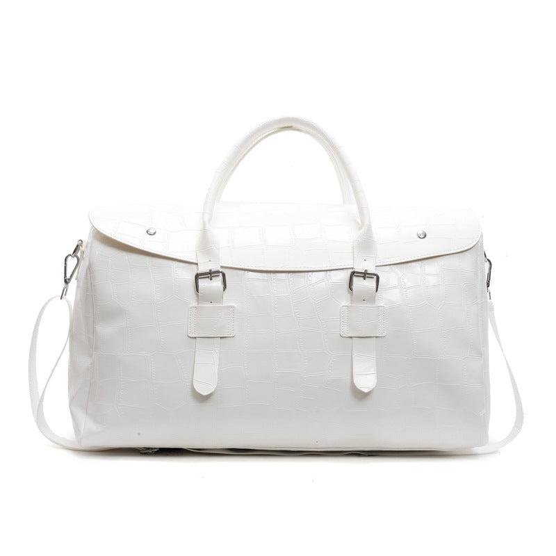 Crocodile Texture Luxury Travel Duffle Bag Kalsten