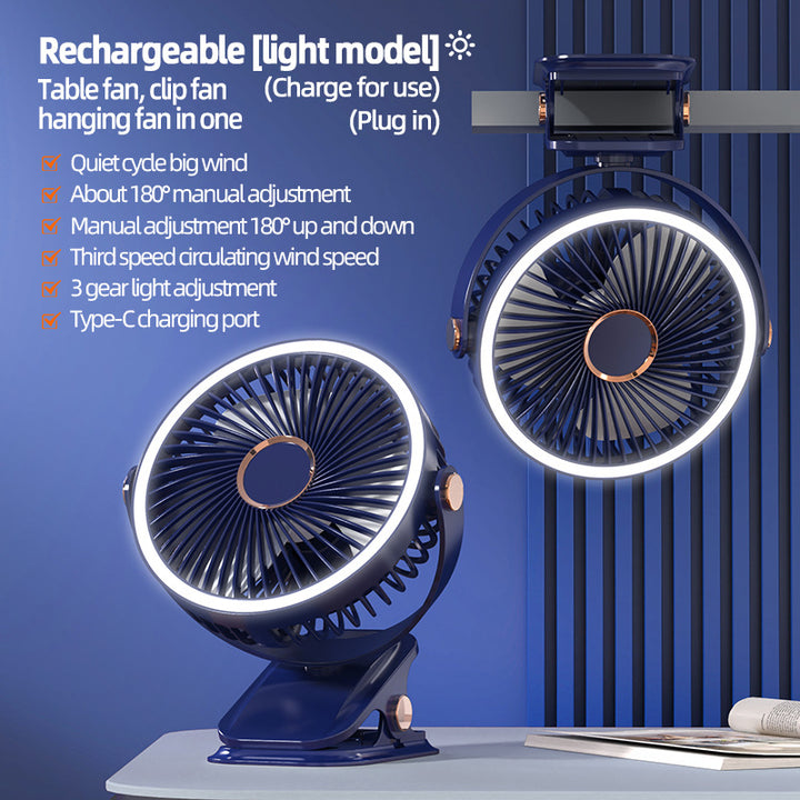 Unisex Versatile Clip-On Table Fan Kalsten