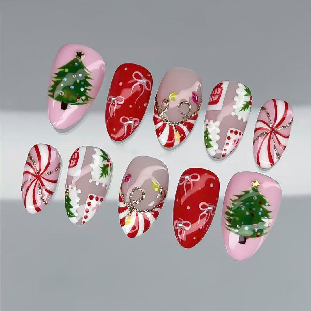 Artfully Designed Christmas Art Nails Kalsten