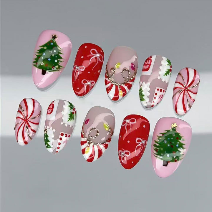 Artfully Designed Christmas Art Nails Kalsten