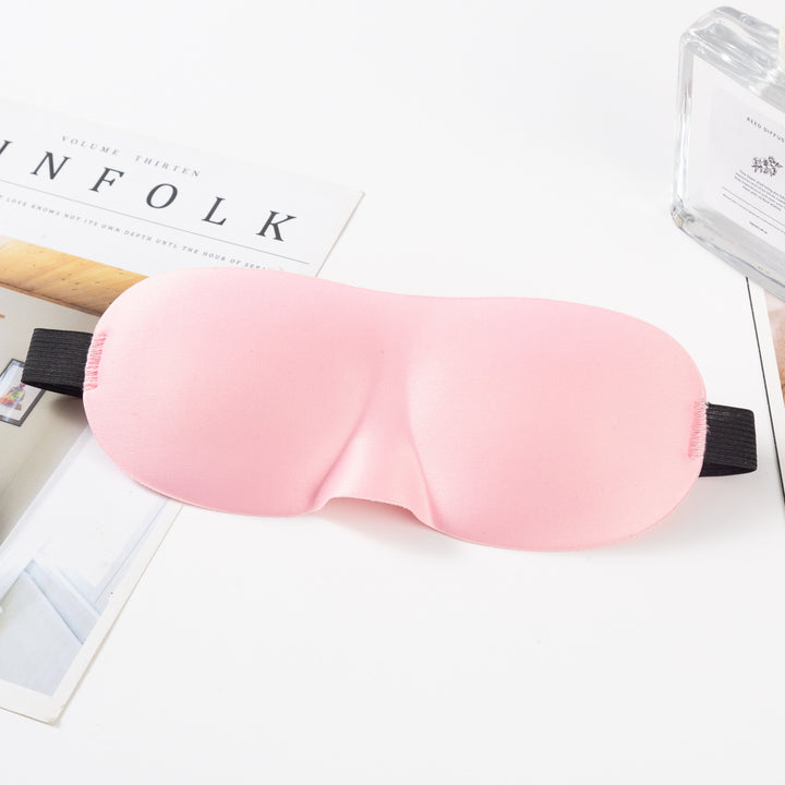Unisex nan anatomically shaped sleep mask with formed eye sockets, lightweight foam core, and elastic comfort band Kalsten