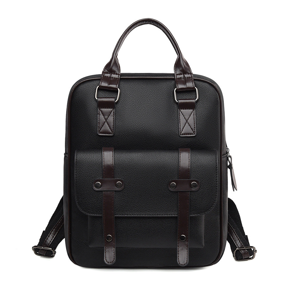 Structured Leather Backpack Kalsten