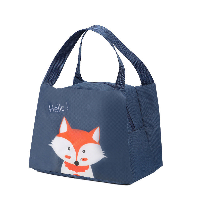 Insulated Fox-Themed Lunch Bag