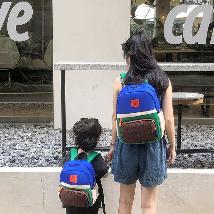 Color-Block Casual Backpack Kalsten