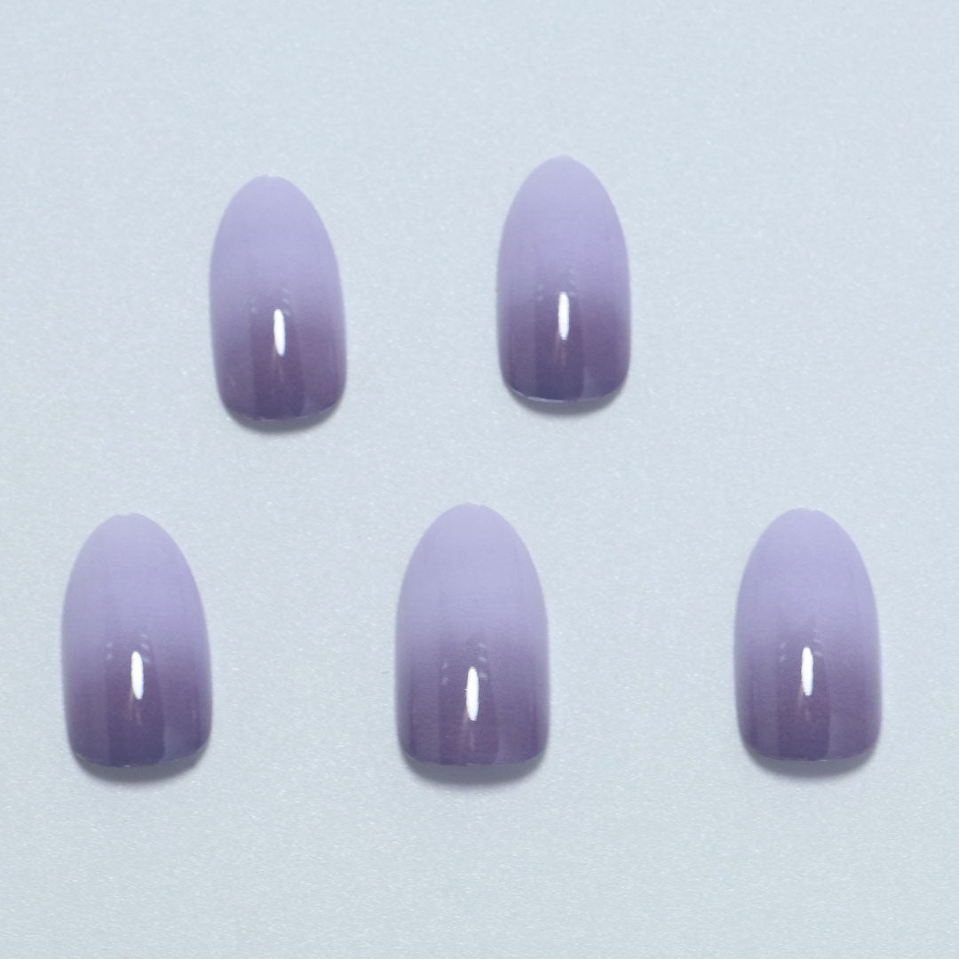 Gradient Almond-Shaped Press-On Nails Kalsten